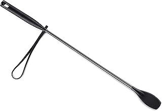 SUNLAND Horse Riding Whip Crop Jump Bat Non-Slip Dressage Crop 23" with Double Slapper