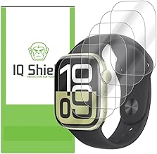 IQShield Screen Protector Compatible with Apple Watch 10 46mm (6-Pack) Anti-Bubble Clear Film