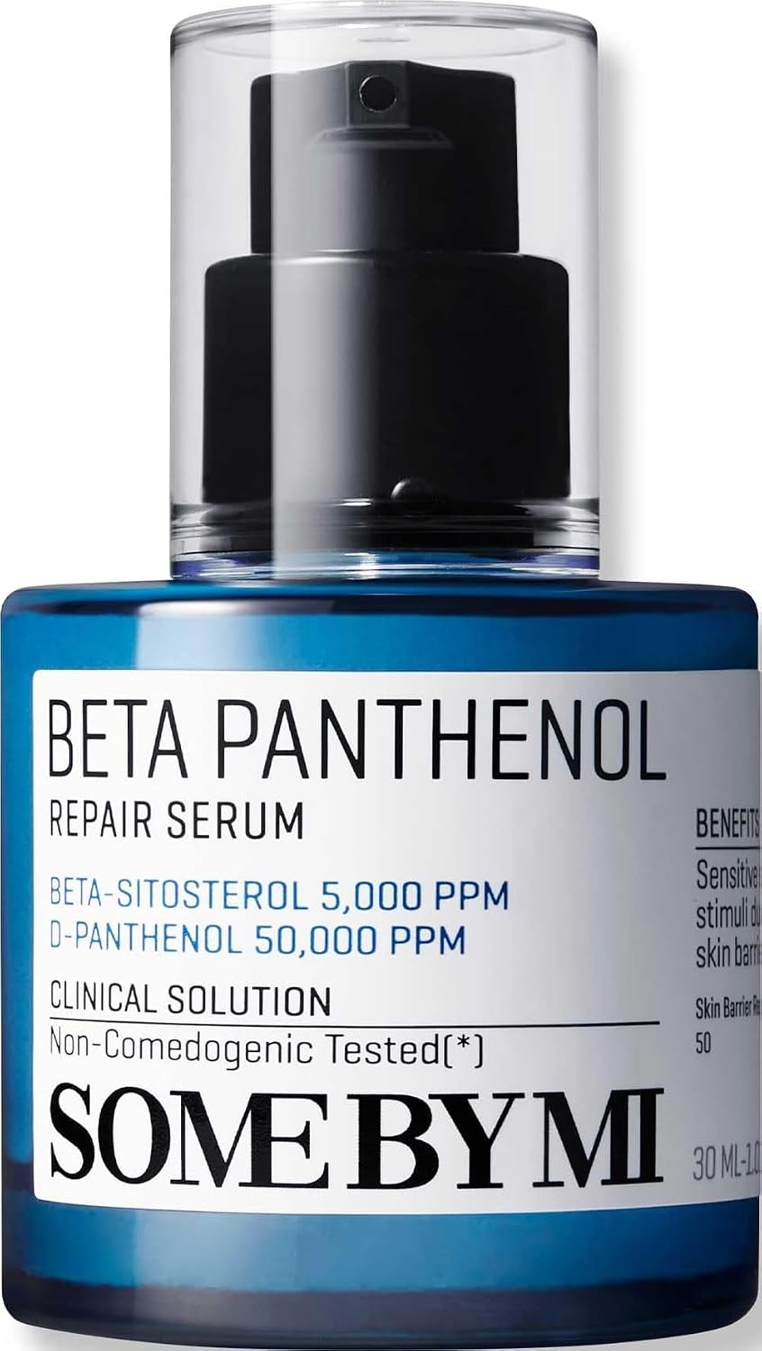 SOME BY MI Beta-Panthenol Repair Serum – 1.01oz, 30ml – Korean Hydrating Hyaluronic Acid Serum for Face – Daily Barrier Repair & Soothing Formula with Beta-Sitosterol & Panthenol – Korean Skin Care