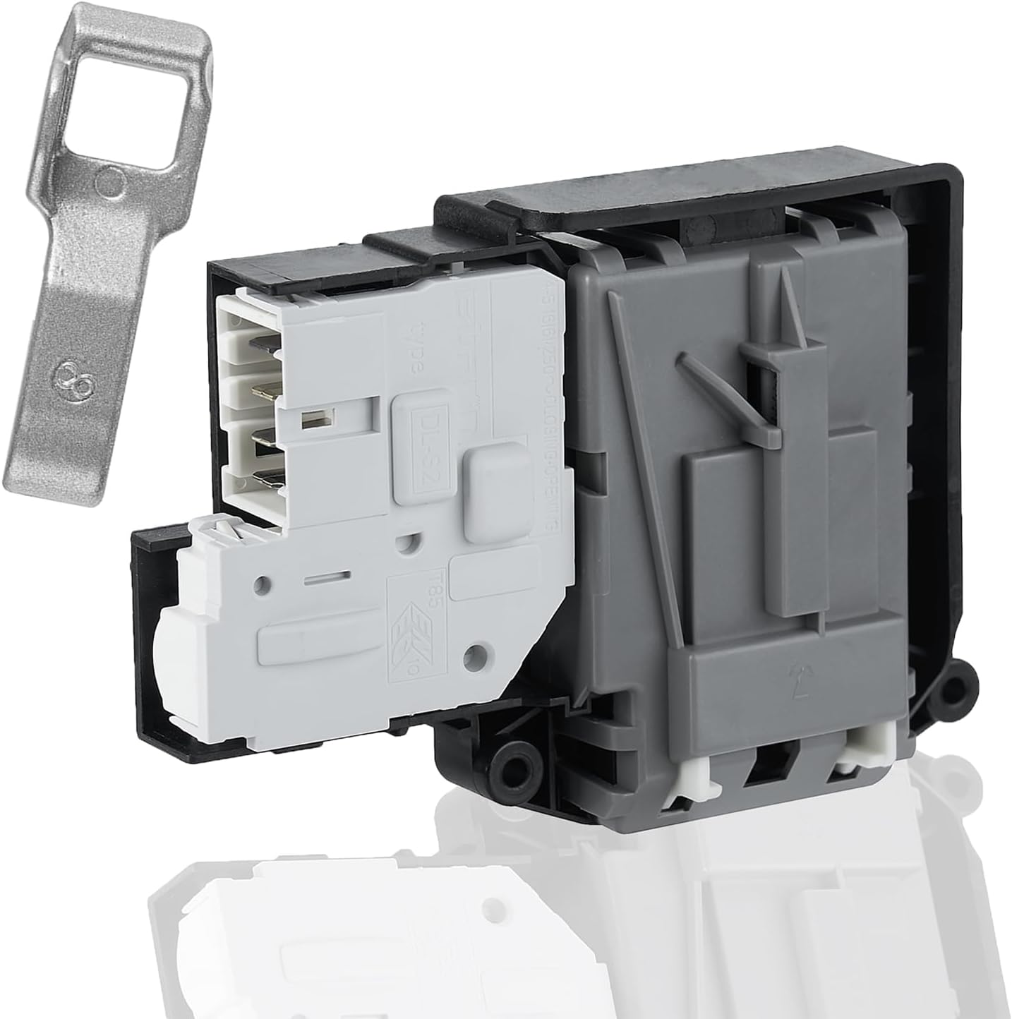 𝟐𝟎𝟐𝟔 𝐍𝐄𝐖 EBF61315802 Washer Door Lock Switch & MFG63099101 Washer Door Lock Strike Assembly Compatible with LG Kenmore Washing Machine Door Switch (2 PACKS)