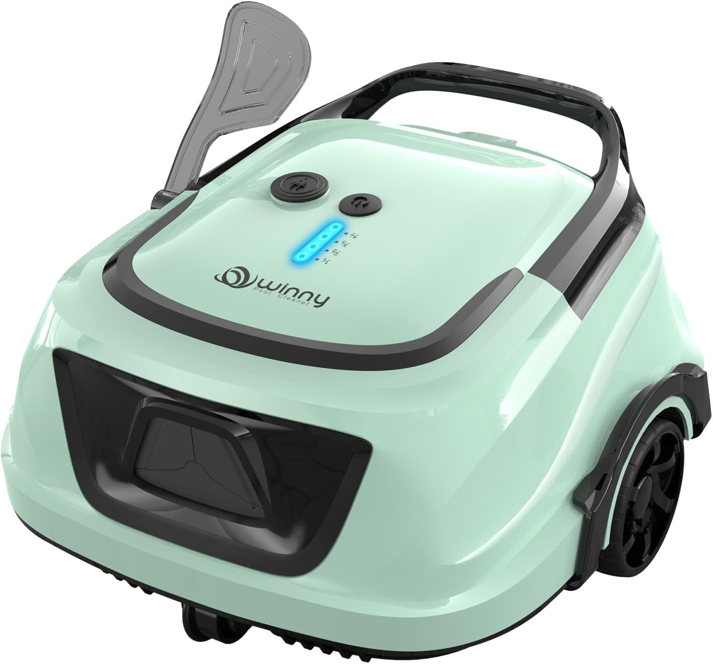 Cordless Robotic Pool Vacuum Cleaner, Pool Cleaner Robot with 120mins,Powerful Suction & Dual Filters, 2.5H Fast Charging, Ideal for Flat Above Pools Up to 1076 Sq.ft