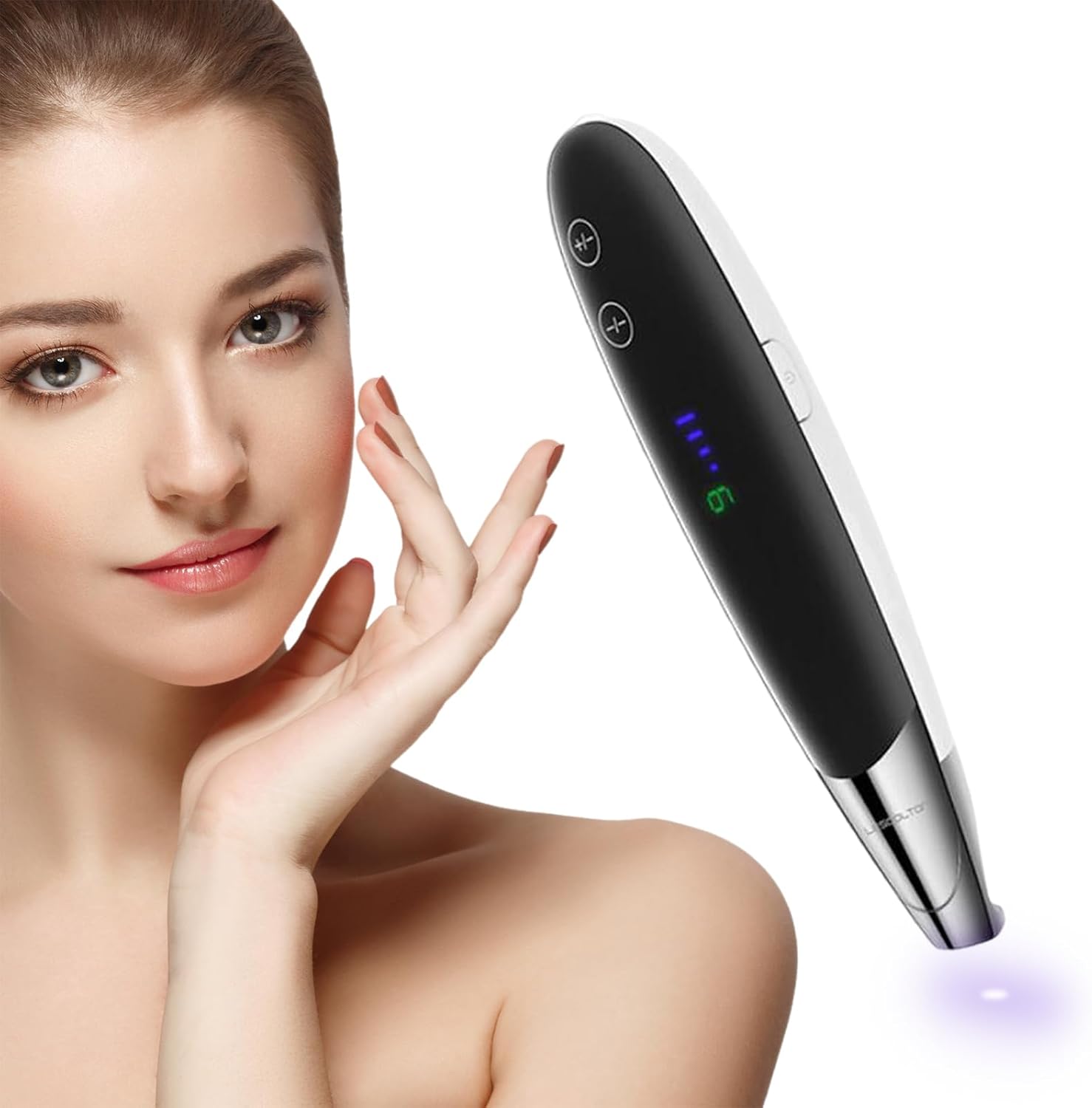 Picosecond Laser Pen Professional, Smart Beauty Machine for Tattoo Freckle Mole Dark Spot Eyebrow Pigment Removal, Portable Tattoo Remover with Aiming Target Locate Position & Adjustable Speed