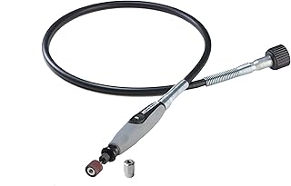 Dremel Flex Shaft Rotary Tool Attachment with Comfort Grip and 36” Long Cable - Engraver, Polisher, and Mini Sander- Ideal for Detail Metal Engraving, Wood Carving, and Jewelry Polishing , 225-02