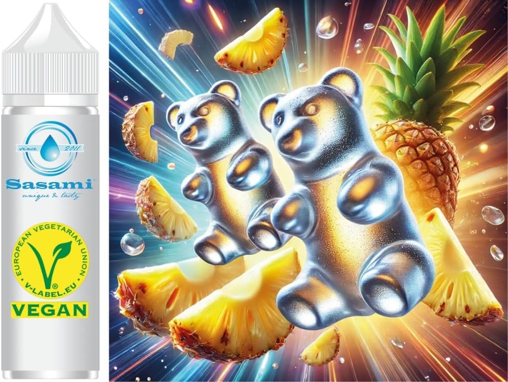 Gummy Bear Pineapple Flavor Concentrate - Vegan - Sasami - 100ml