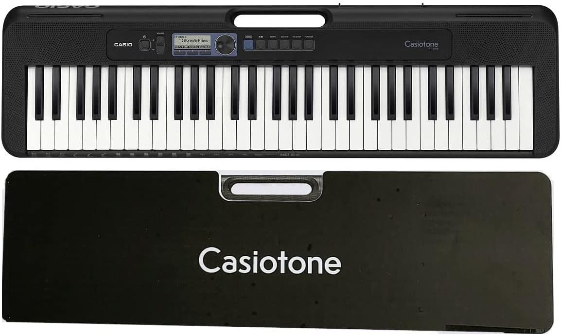 Casio Casiotone, 61-Key Portable Keyboard with USB (CT-S190) w/ Carry Case