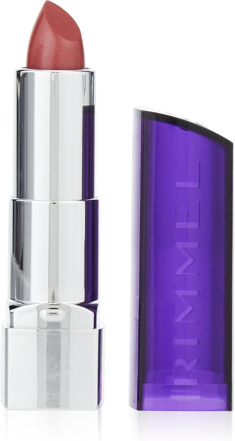 Rimmel London Moisture Renew Lipstick, 220 Heather Shimmer, 4 g