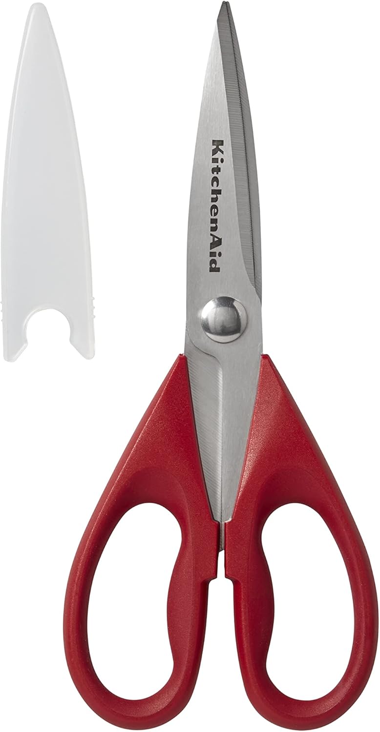 KitchenAid KE351OHERA All Purpose Shears, Stainless Steel, Red/Black