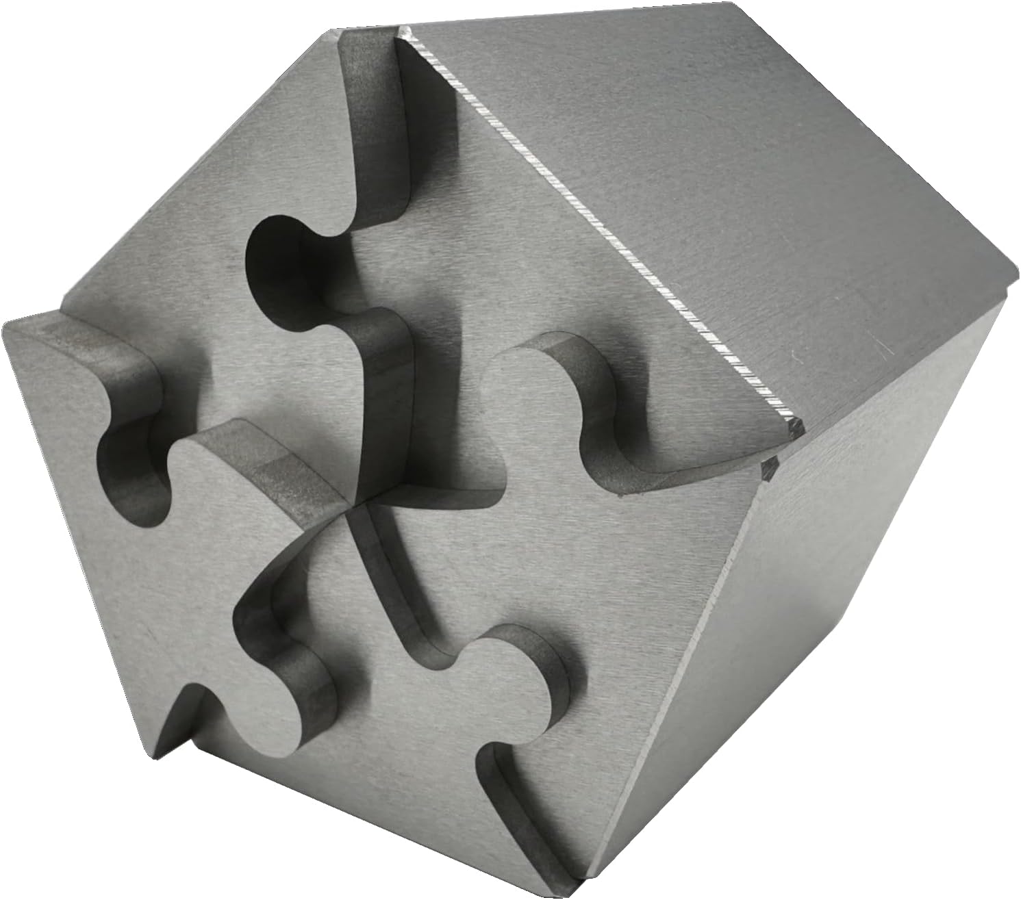 Heavenly Metals 5-Piece Pentagon Puzzle – Zero Tolerance EDM Wire Cut, Stainless Steel Executive Desk Toy, Office Decor & Stress Reliever for Men