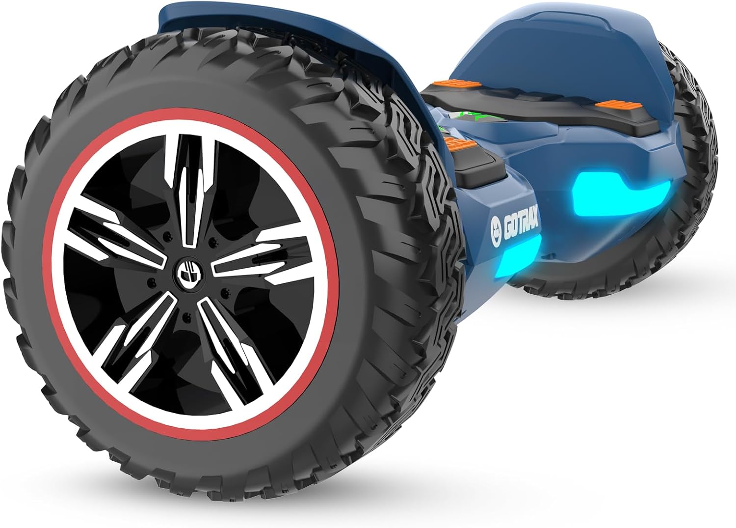Gotrax COSMOS Hoverboard with 8.5" All Terrain Offroad Tires, Music Speakers & Front LED Lights, Dual Brushless Motor up to 7.5MPH, 144Wh big battery up to 7.5 Miles, UL2272 Certified Self Balancing