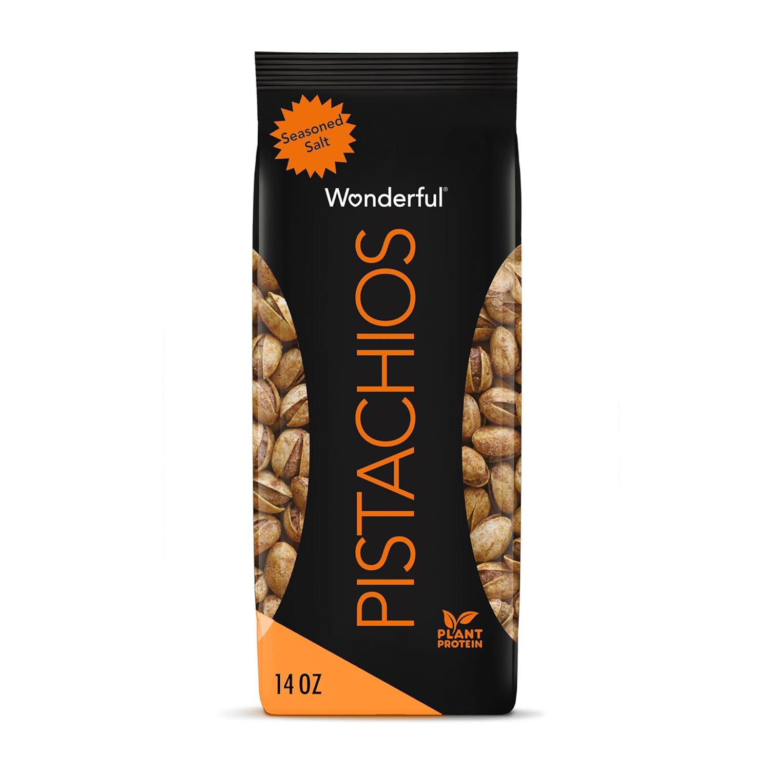 Wonderful Pistachios In Shell Salt Flavoured Spice Nuts 400ml Protein Snacks Gluten Free Salty Snacks