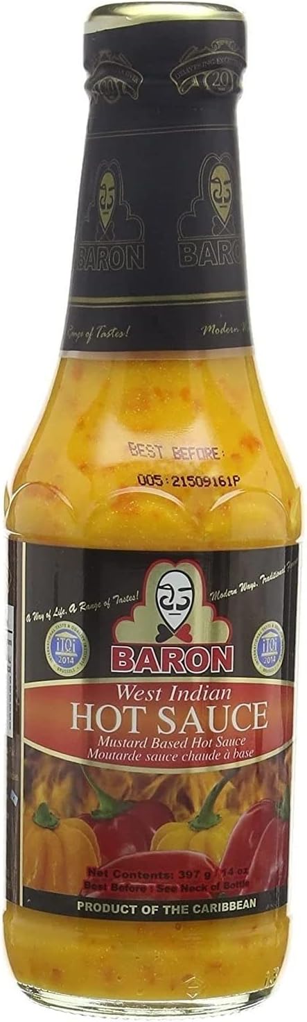 Baron West Indian Hot Sauce 397g / 14 oz