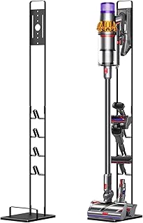 Foho Vacuum Stand Compatible for Dyson V15 V11 V10 V8 V7 V6, Metal Storage Bracket Stand Holder Compatible for Dyson Handheld DC30 DC31 DC34 DC35 DC58 DC59 DC62 Cordless Vacuum Cleaners & Accessories