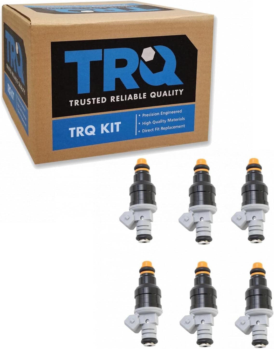 TRQ Engine Fuel Injector 6 Piece Kit for Ford Lincoln Mazda Mercury New