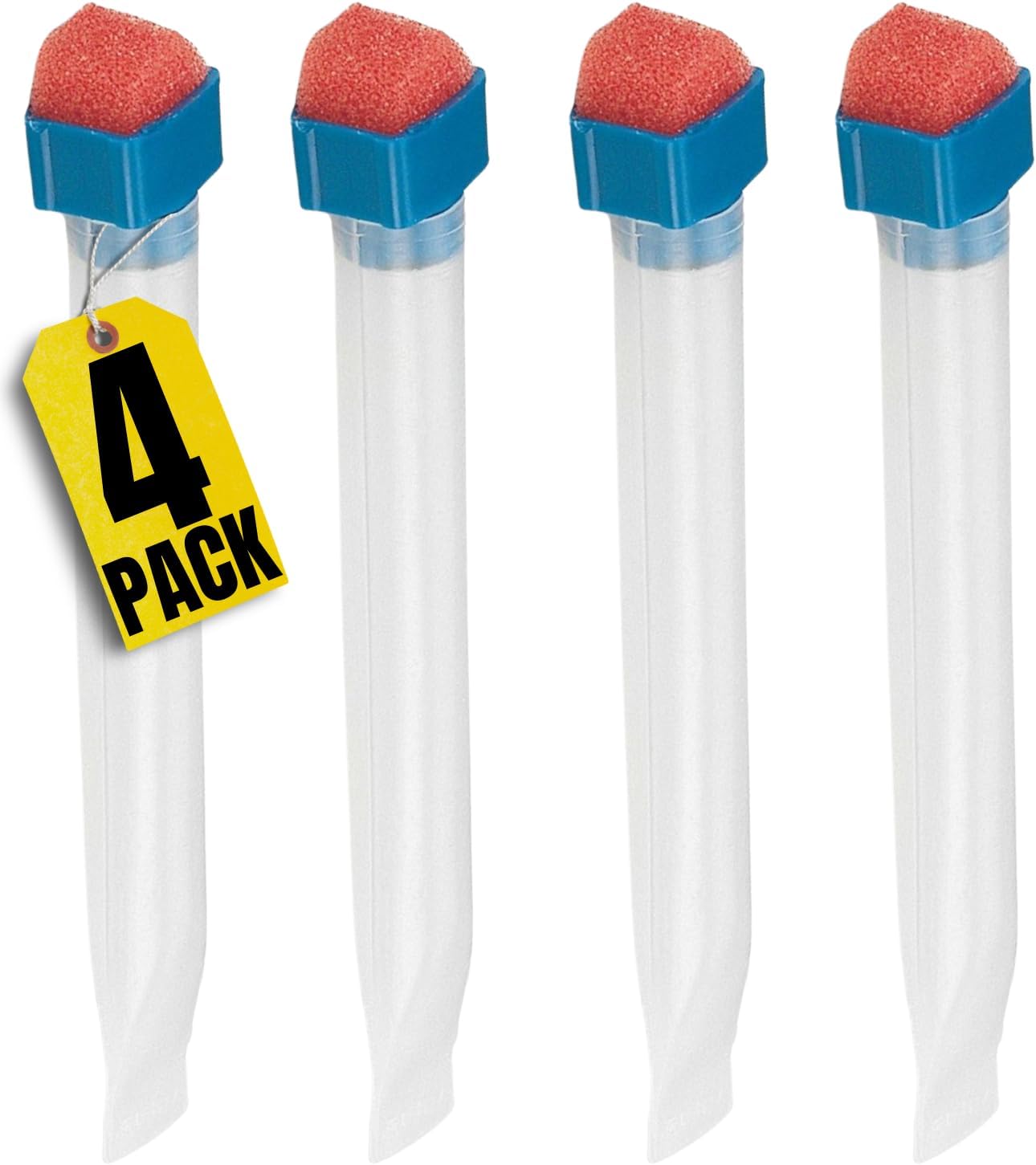1InTheOffice Envelope Moistener, Stamp Moistener, Envelope Sealer Sponge, 4 Pack