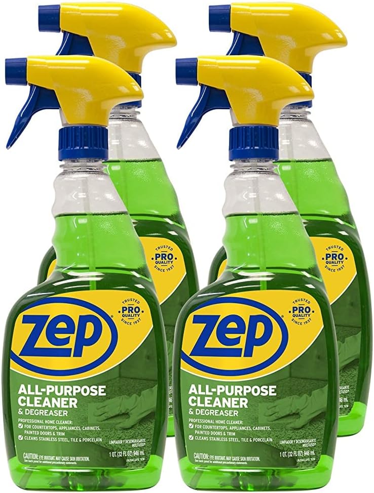 Zep All-Purpose Cleaner 32 oz (Case of 4) Cleans Almost Any Surface