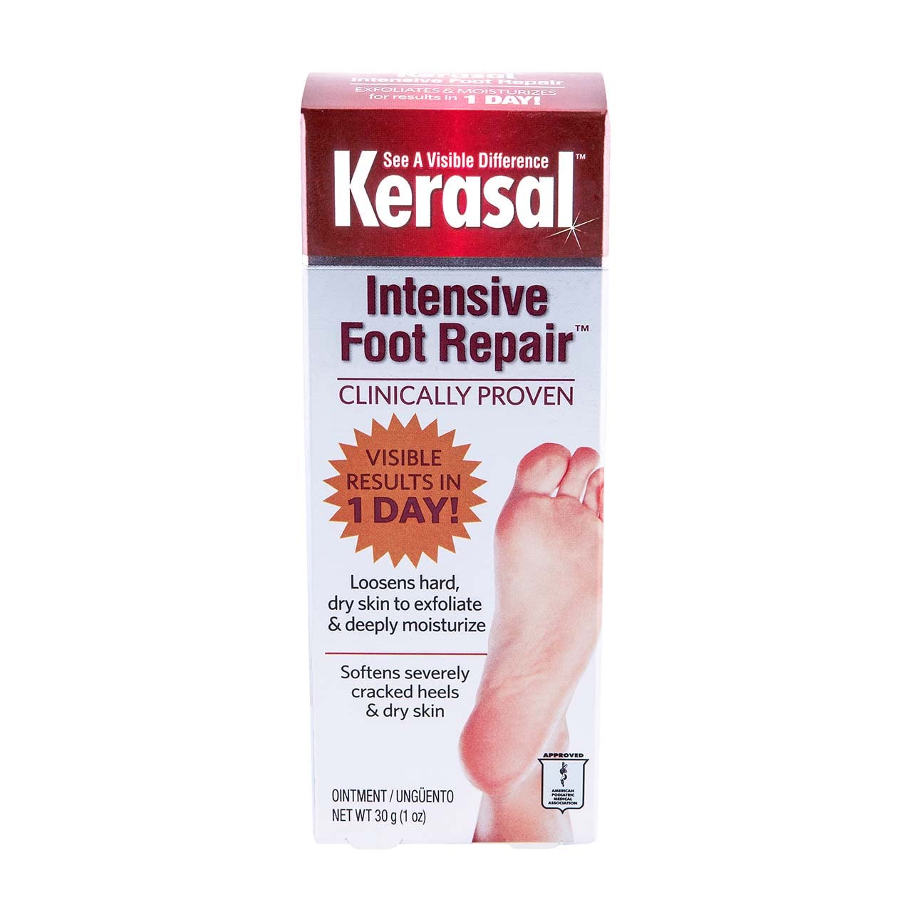 Kerasal Intensive Foot Repair Ointment 1 oz (Pack of 3)
