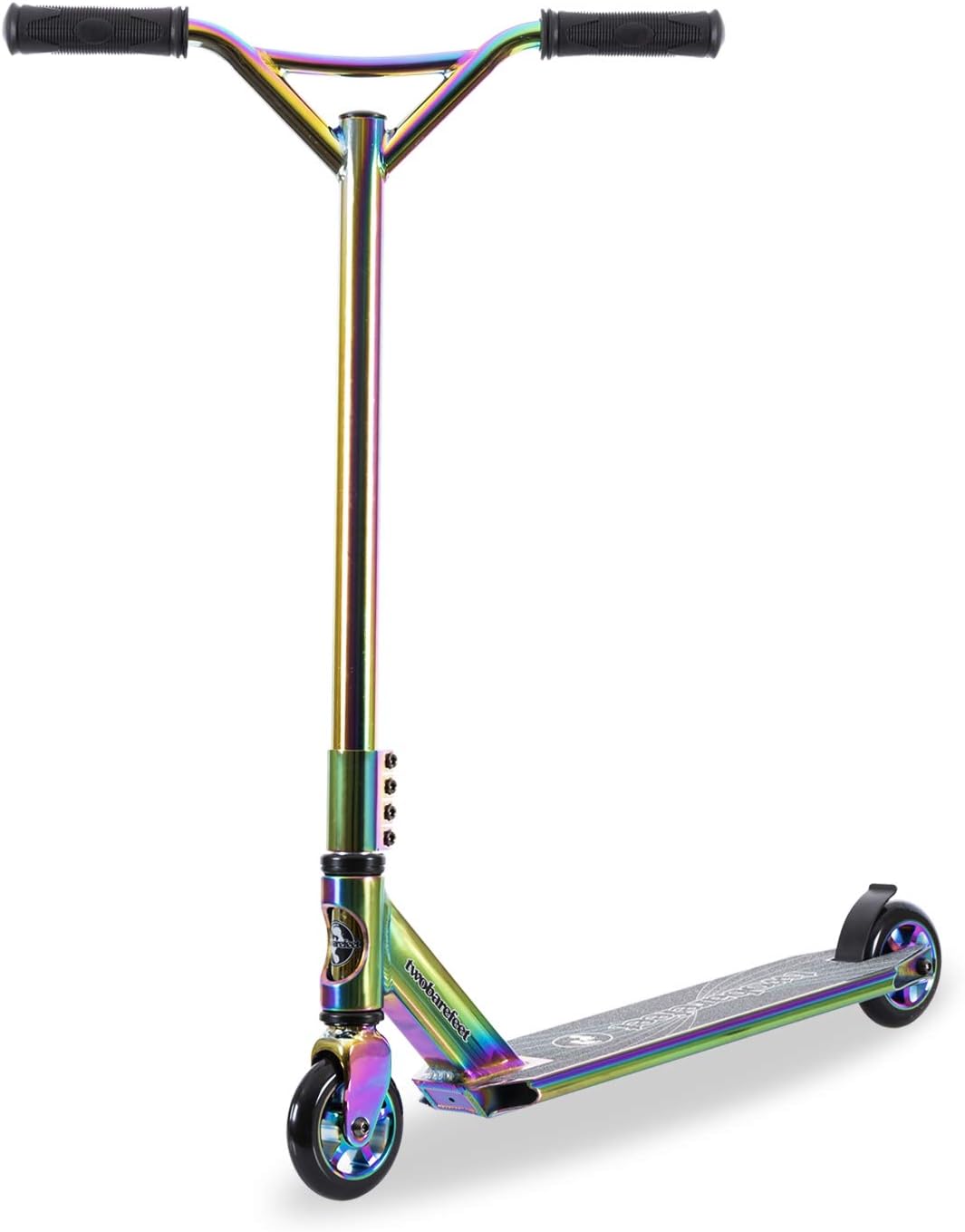 Two Bare Feet Logo Model Stunt Scooter for Kids, Teens & Adults - Pro Freestyle Scooter with 360° Spin, ABEC-7 Bearings, Lightweight & Durable for Tricks & Stunts