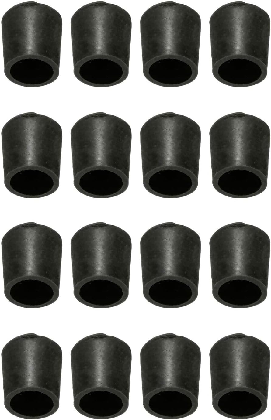 KTHZI 16PCS Furniture Feet Caps Rubber Ferrule Stoppers Rubber Feet Ideal Tables Chairs Black Chair Leg Protectors Pads Silicone for Hardwood Floor Tile