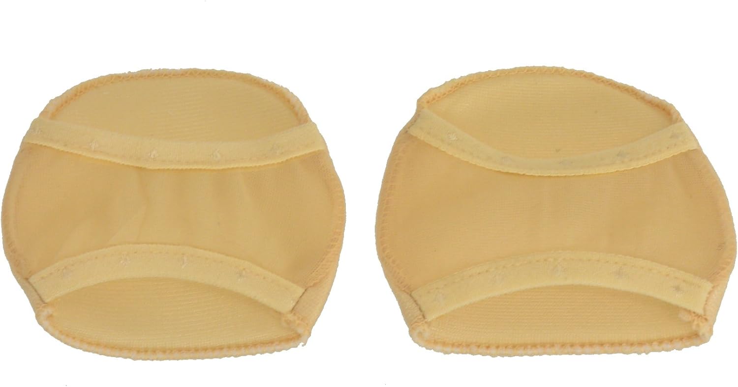 Women No Show Toe Socks Women Open Toe Cover with Padding Toe Topper with Non Skid Bottom Nylon Padded Toe Cover Socks 4 Pair