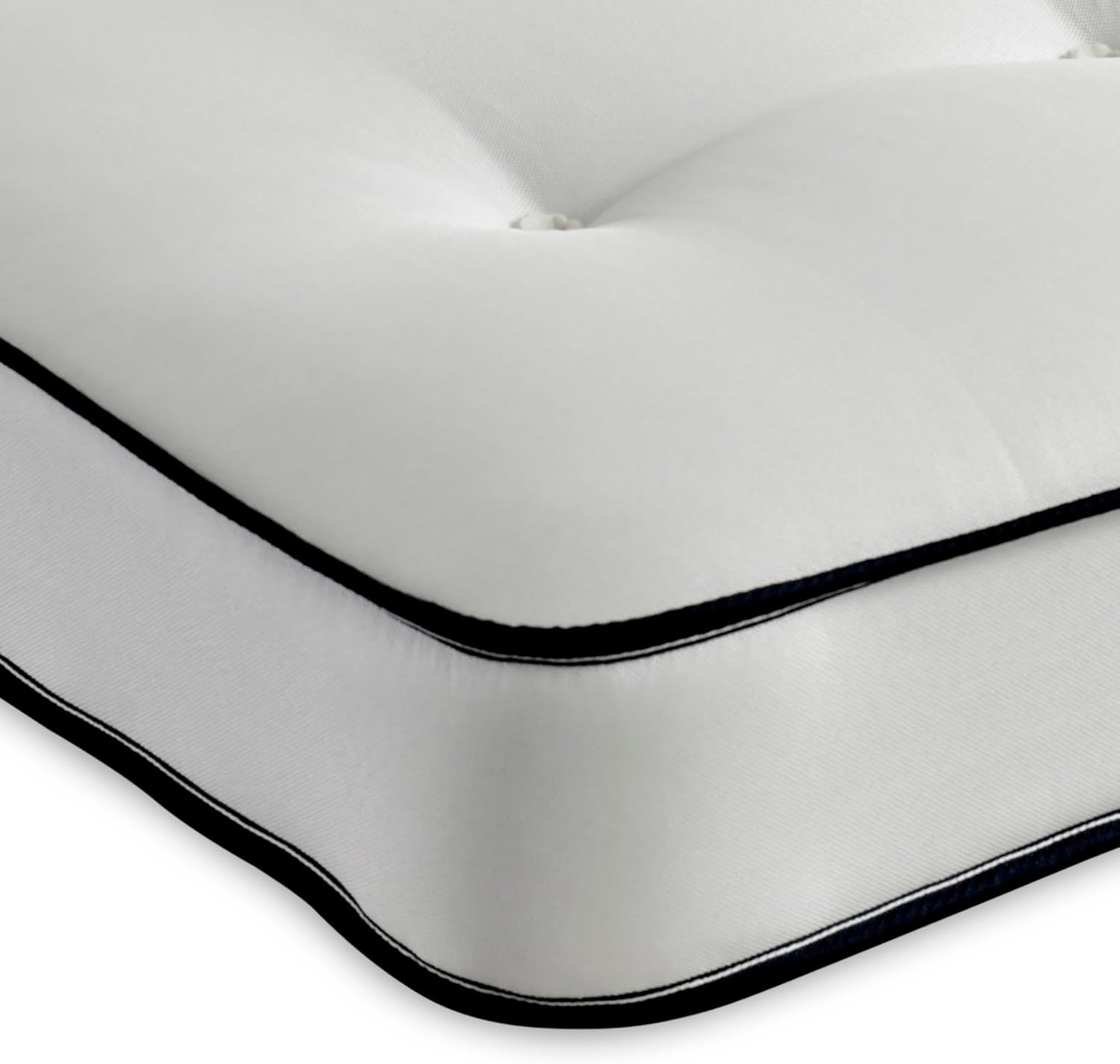 eXtreme comfort ltd Damask EasyClean Double Life Dual Sided Tufted Value Essentials Foam Free Innerspring & Comfort Fillings Budget Value Mattress, 3ft Single (90 x 190cm)