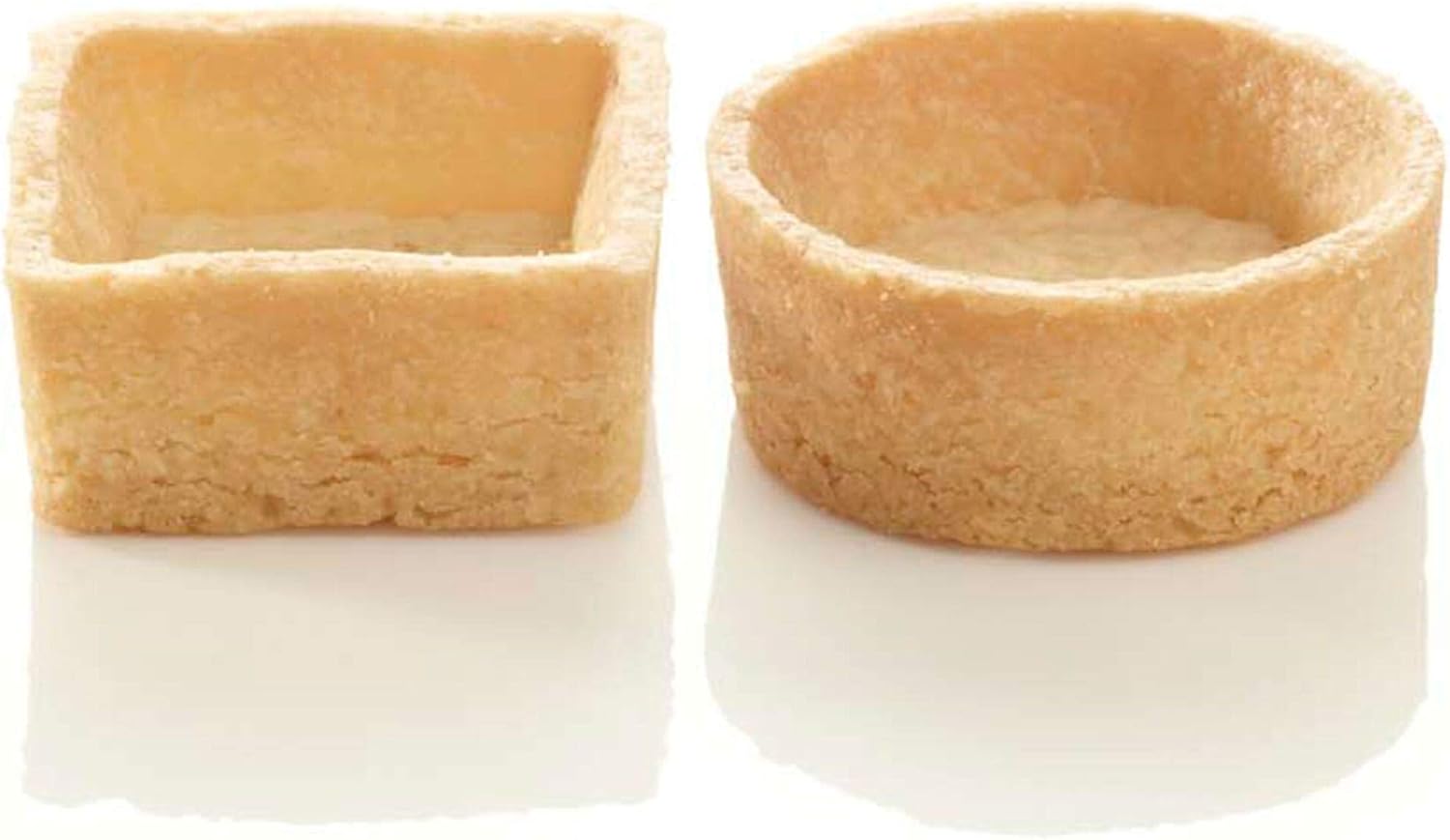Pidy Mini Trendy Shortcrust Pastry Shell Assortment, Neutral - 96 Individual Shells
