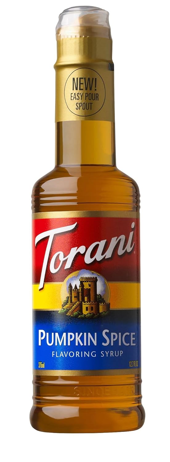 Torani Pumpkin Spice Syrup, Kosher, 12.7 Fluid Ounce (Pack of 4)