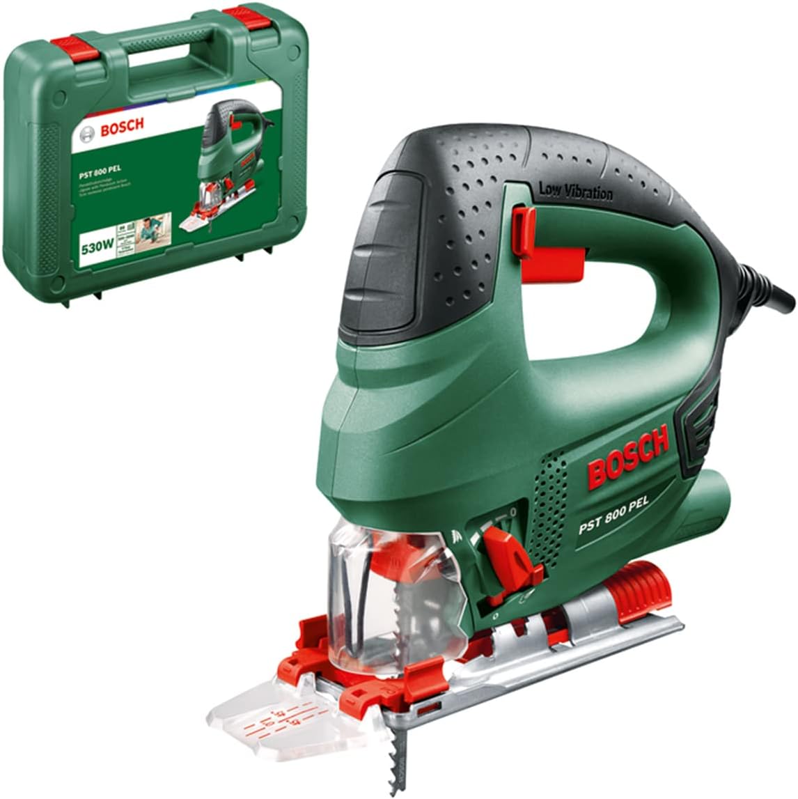 Bosch Home and Garden Jigsaw PST 800 PEL (530 W, in case)
