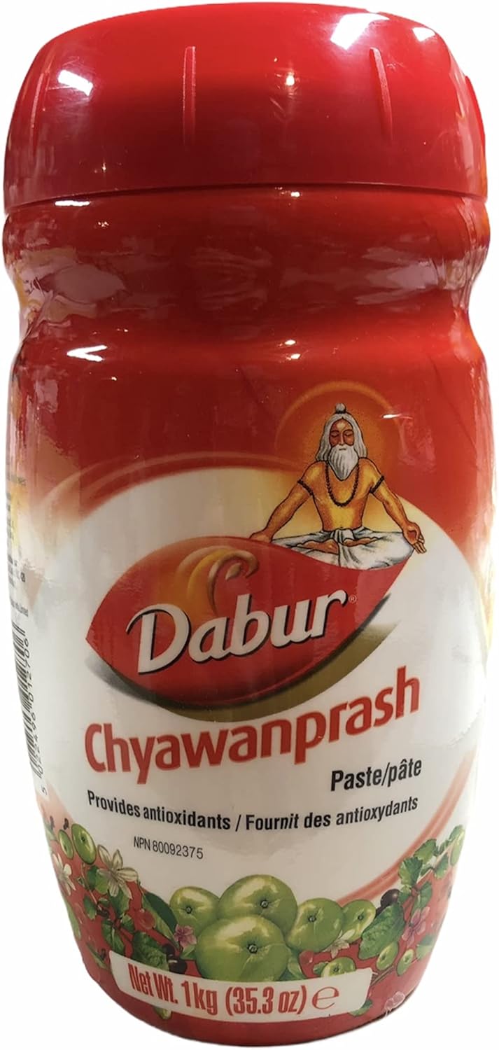 Dabur Chyawanprash Spread: Ayurveda Herb Infused Elixir for Revitalization, Support Energy & Vitality Enhancement - Fortified with 40 Ayurvedic Herbs - Suitable for Ages 12+ (500 Grams - Pack of 1)