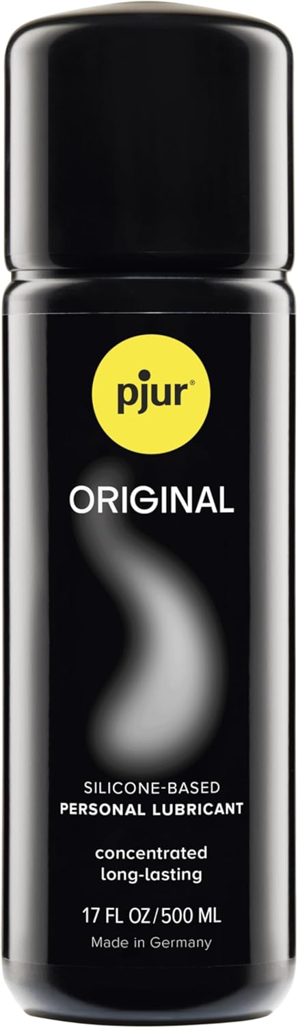 pjur Original Silicone-Based Lubricant, Premium Lube for Men, Women & Couples, Odorless, 500ml / 17 fl.oz