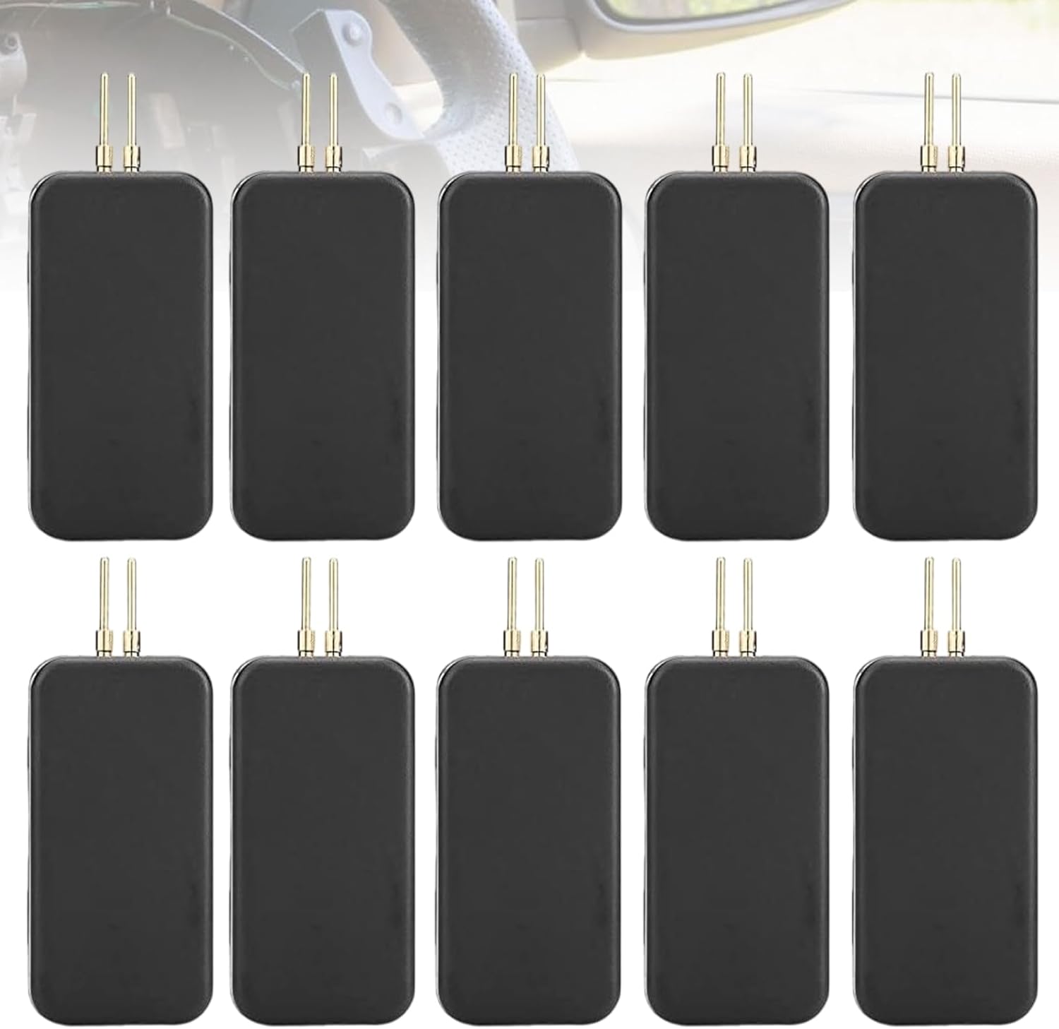 GIONAR 10Pcs Airbag Diagnostic Tool Set, Universal Airbag Simulator, Quickly Identify SRS System Faults, Clear Airbag Light Warning, for Sedan/SUV/Truck Secondary Airbags/Side Airbags/Seat Belts