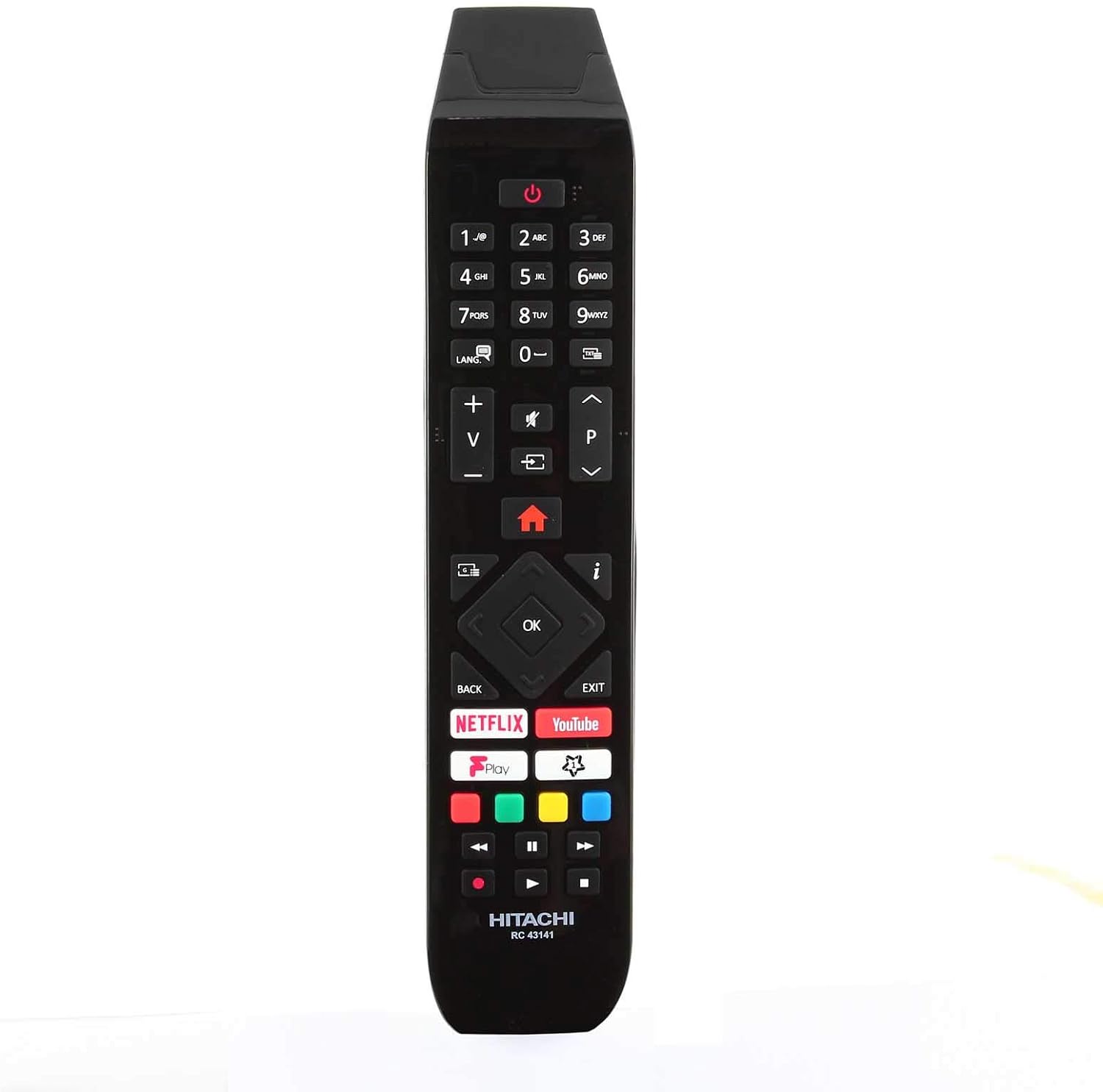 Hitachi RC43141 30100945 Original Remote Control for Smart LED TVs 2018 to 2019