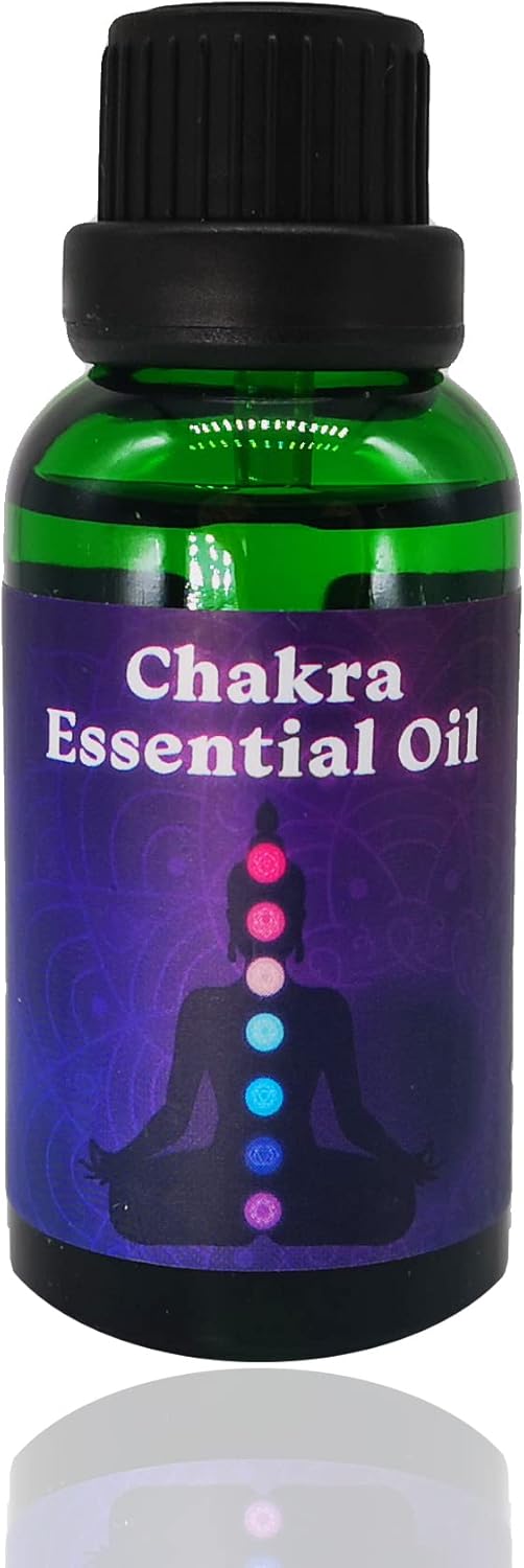 Chakra 7 Essential Oil Blend for Each Chakra. Meditation, Balancing, Healing, Reiki & Yoga. Diffuse, Burner, Spray & Bath. Oils Specially Chosen for Each Body Chakra Point & Blended Beautifully.