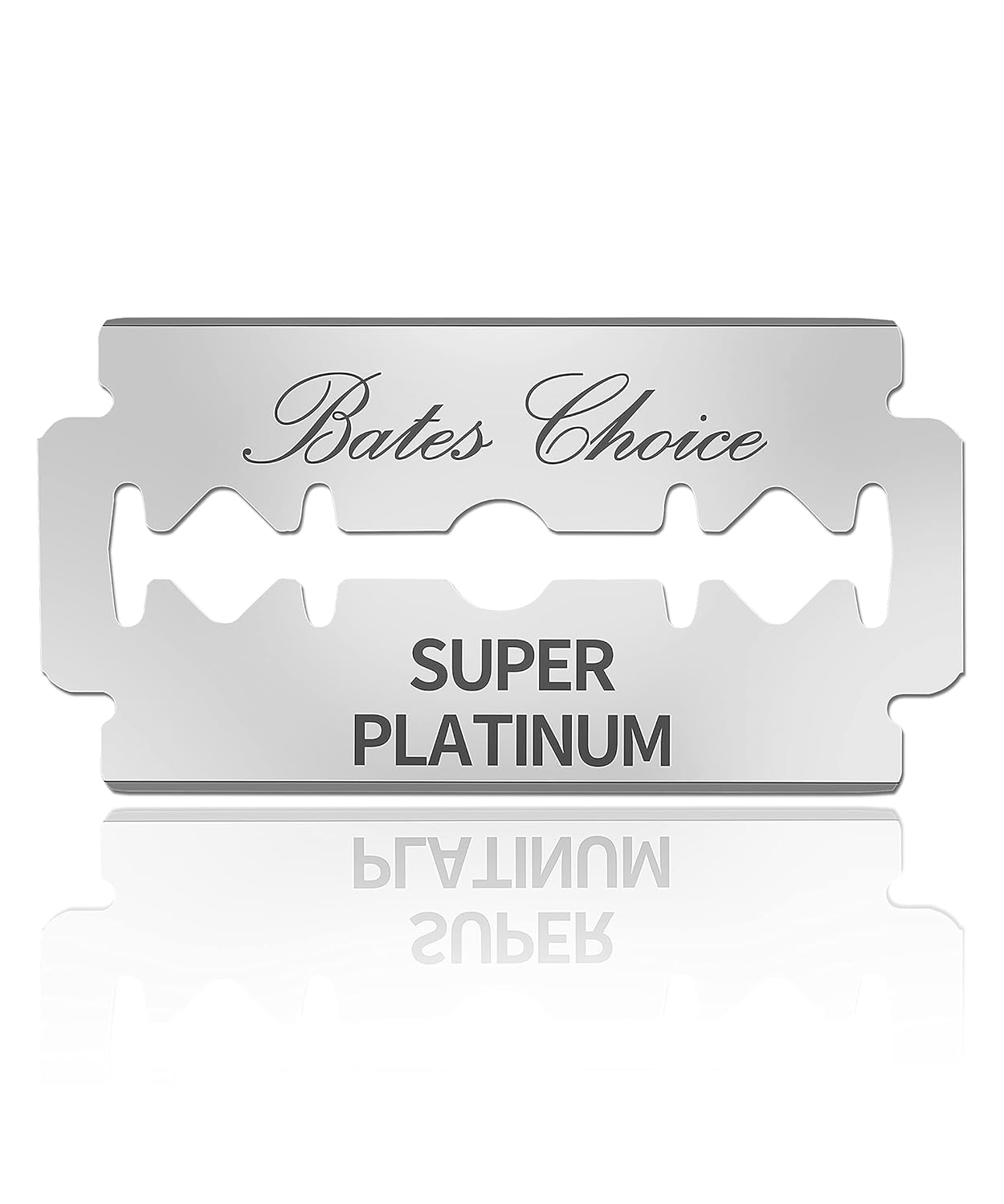 Bates Double Edge Safety Razor Blades for Men - Stainless Steel, 40 Pack, Shaving Blades