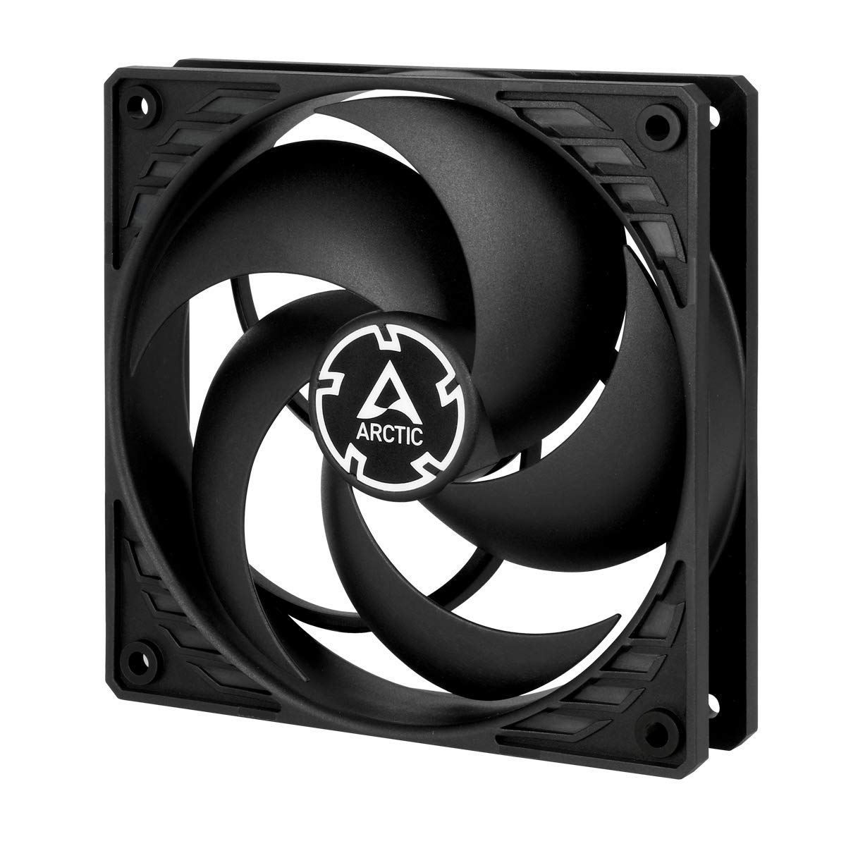 ARCTIC P12 PWM - PC Fan, 120mm Case Fan with PWM, Pressure-optimised, Quiet Motor, Computer, Fan Speed: 200–1800 RPM (0 RPM <5%) - Black
