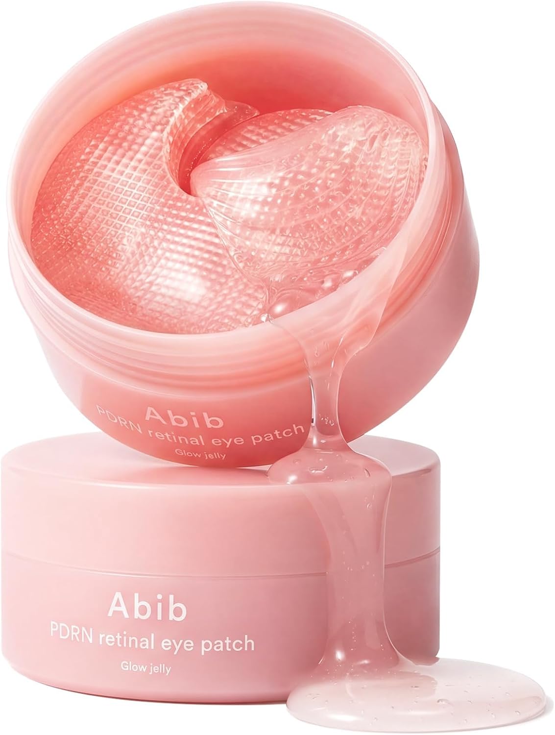 Abib PDRN Retinal Eye Patch Glow jelly 60 Patches, Korean Under Eye Patches for Puffy Eyes and Dark Circles, AntiWrinkle, Collagen, Caffeine, Niacinamide