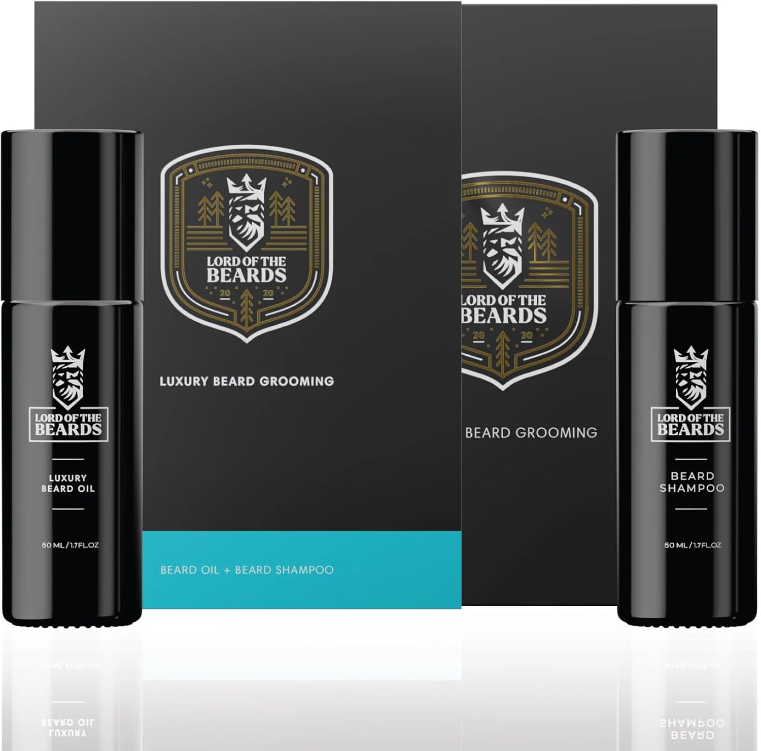 Premium Beard Oil & Shampoo Set for Men – Oud Enigma & Sandalwood Scented Kit | Gentle Beard Care for Hydration, Nourishing & Growth | Best Gift for Men – 100 ml