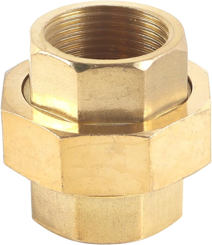 SYLEN Brass Female Threaded Union G3/4 for Water Pipe Disconnect Repair