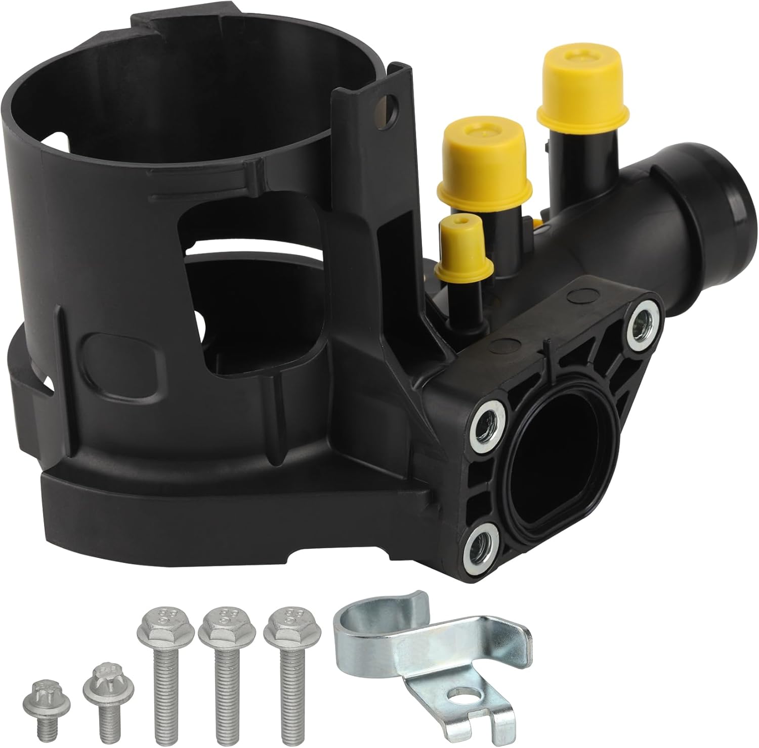 Water Outlet Fuel Filter Housing A6512006000 Compatible With Mercedes Sprinter W906 W907 Vito W447 Viano W639 E-Class C-Class S-Class GLC GLE GLK