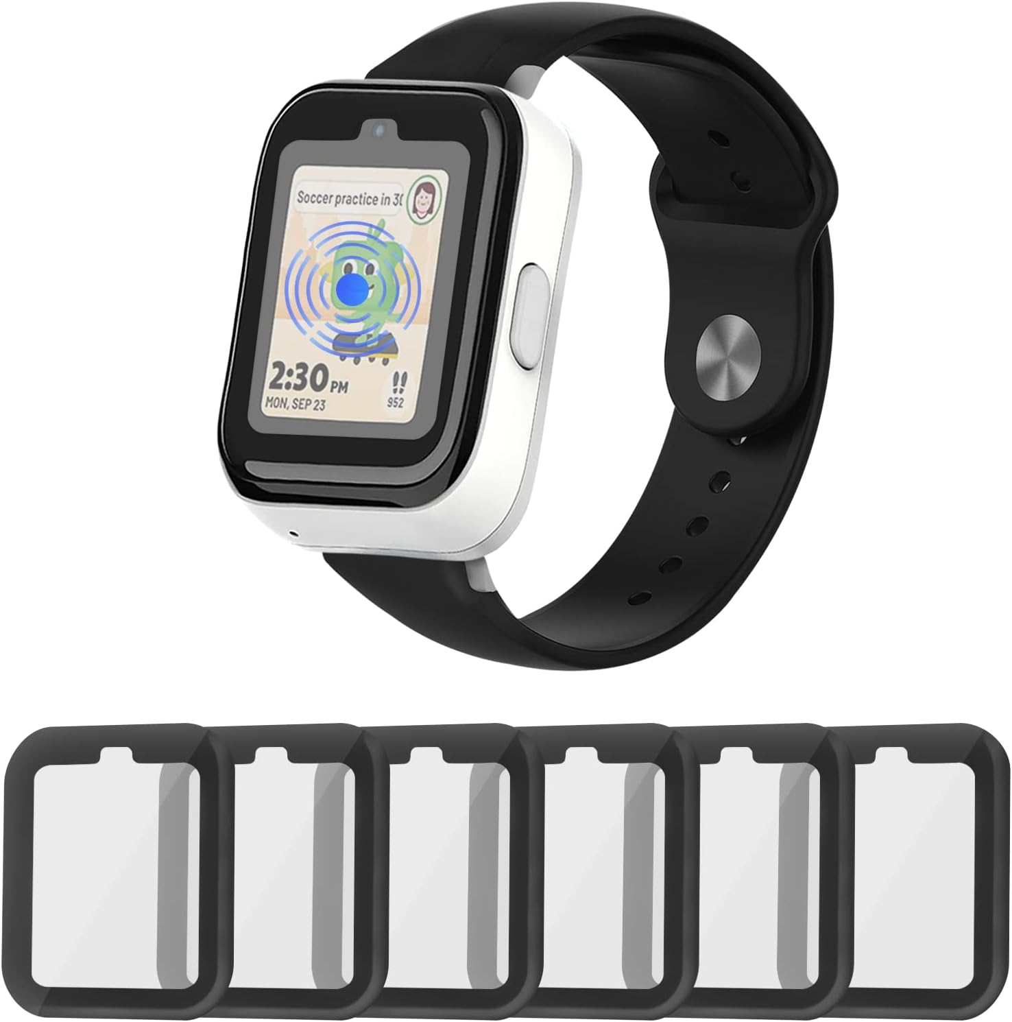 6 Pack Compatible with SyncUp Kids Watch Screen Protector, Anti-Scratch/Touch Sensitive