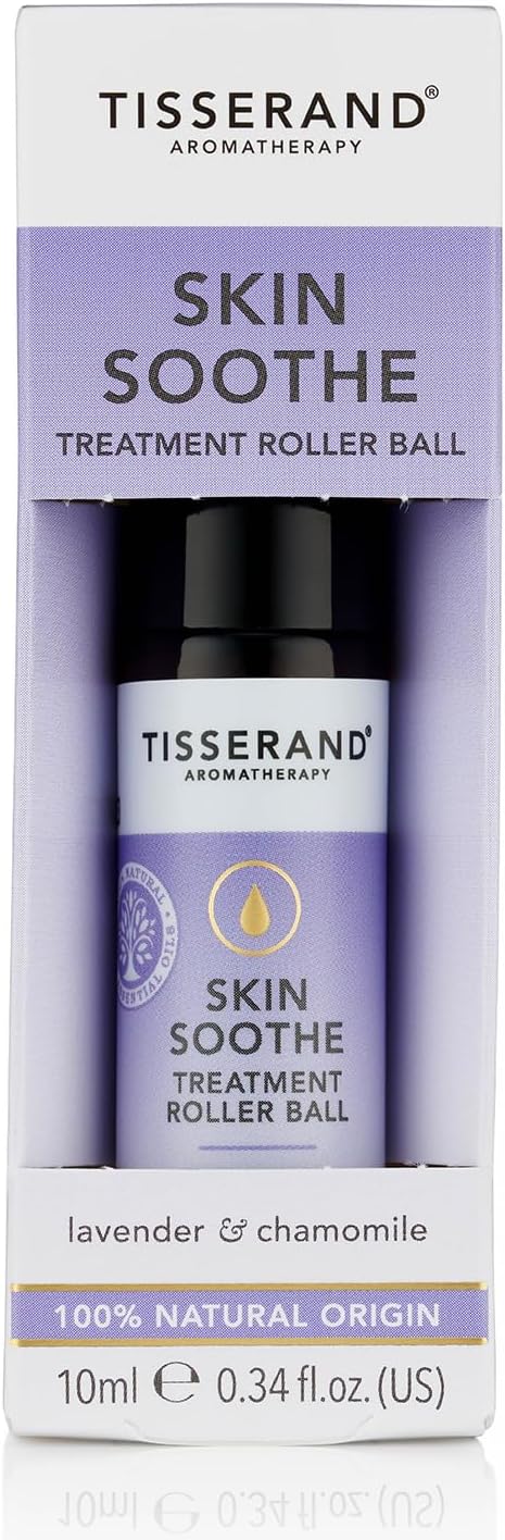 Tisserand - Pulse Point Roller Ball - Lavender & Chamomile Essential Oils - 100% Natural Pure Essential Oils - 10ml