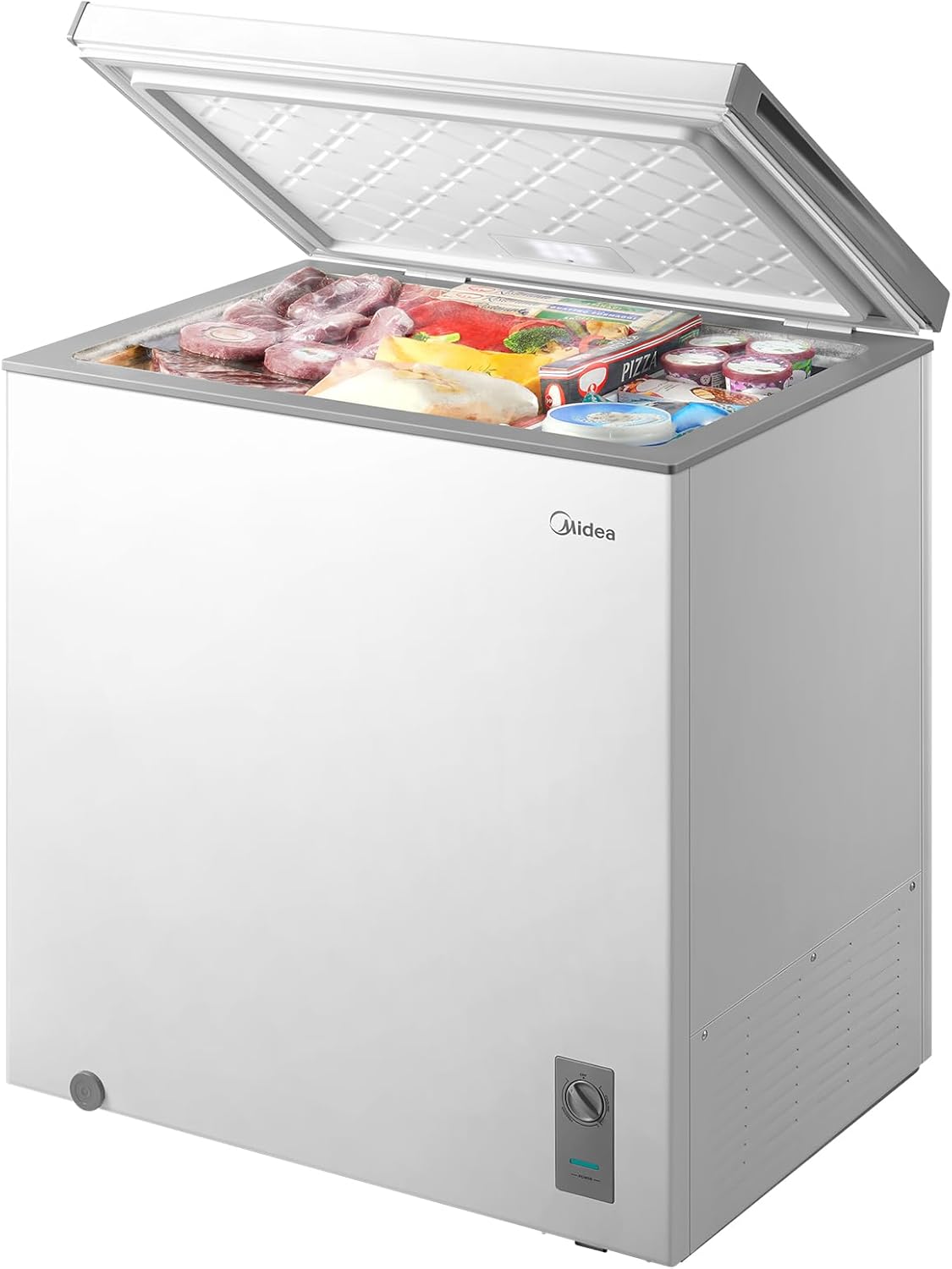 Midea MERC07C4BAWW 7.0 Cubic Feet Chest Freezer Cu.ft-Convertible, White