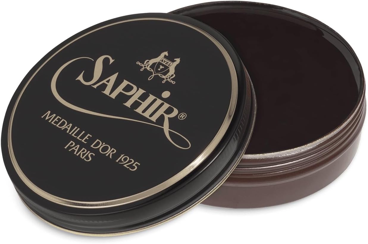 SAPHIR Medaille d’Or Pate De Luxe - Natural Wax Shoe Polish for Leather Shining