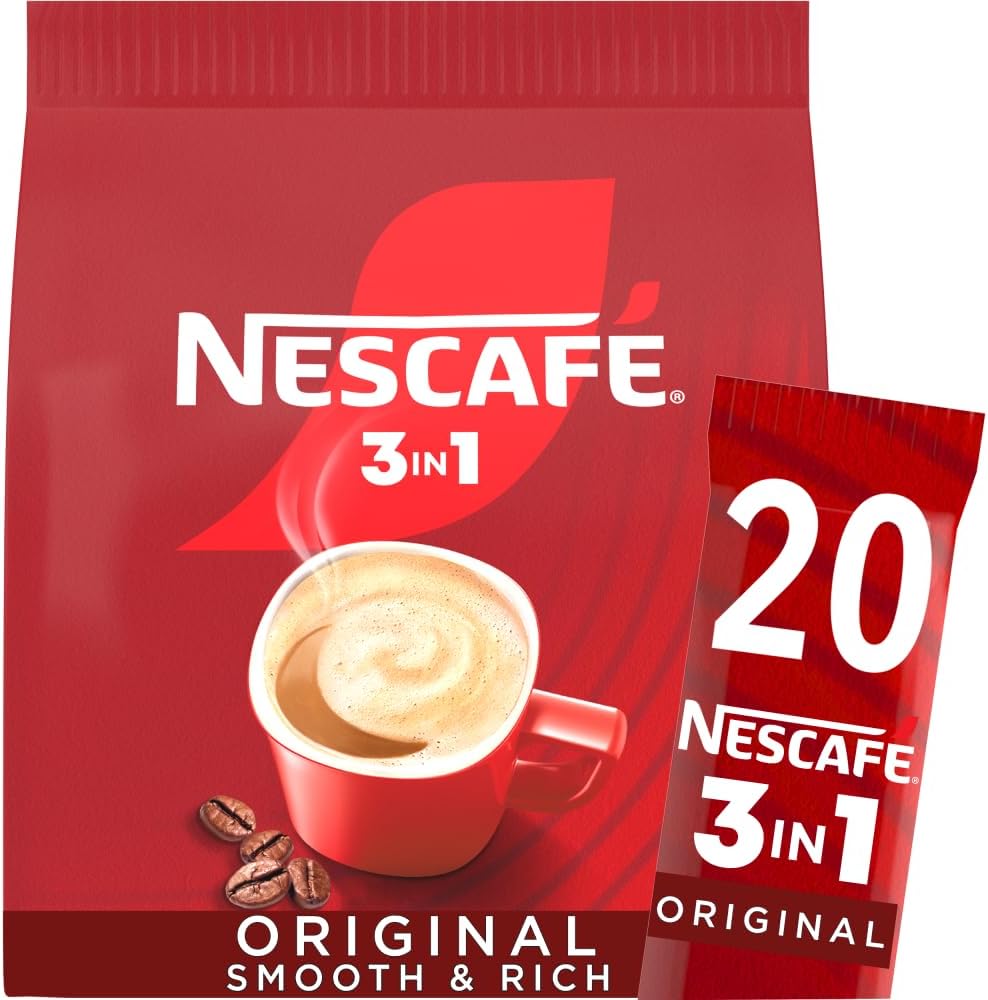 NESCAFE 3 IN 1's Original (1 Pack 20 Drinks)
