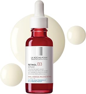 La Roche-Posay Pure Retinol Face Serum with Vitamin B3, Anti Aging Face Serum for Lines, Wrinkles & Premature Sun Damage to Resurface & Hydrate, Suitable for Sensitive Skin, 1.0 Fl. Oz