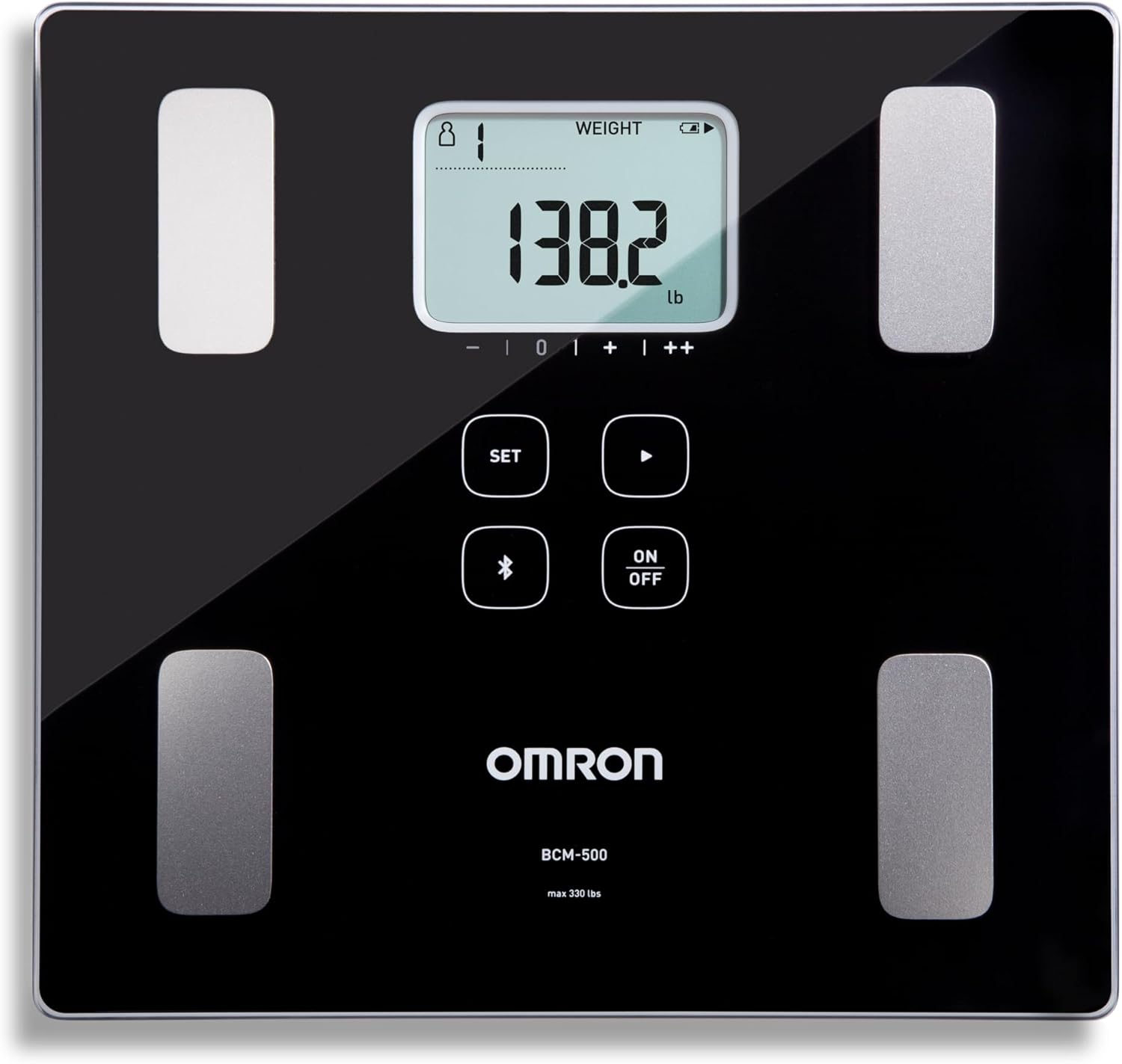 OMRON Body Composition Monitor and Scale - Track Muscle Mass Loss/Gain, Weight, Visceral Fat, BMI - Use OMRON Connect App for Unlimited Storage