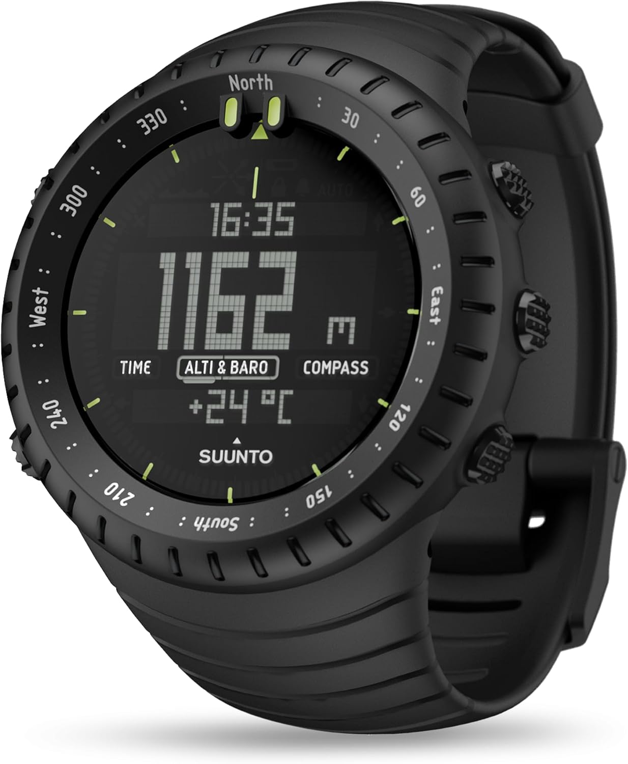 Suunto Core Sports Watch, Classic Outdoor Adventure Watch with Altimeter, Barometer & Compass, Dual-time Sunrise & Sunset Display, Temperature & Storm Alarm for Hiking, Mountain Use