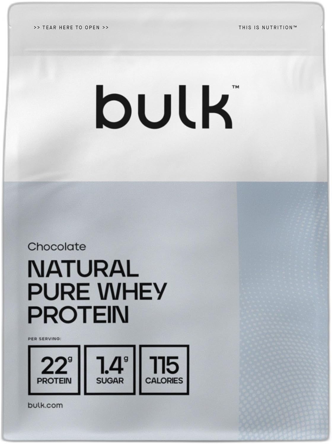 Bulk Natural Pure Whey Protein Isolate, Chocolate, 500 g