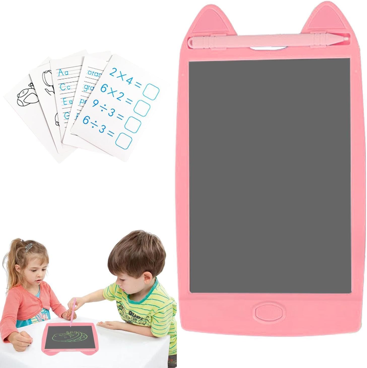 LCD Writing Tablet,Clear Portable Drawing Board | Development Toys, Magnetic & Felt Playboards For Learning, Beginners, Boys & Girls
