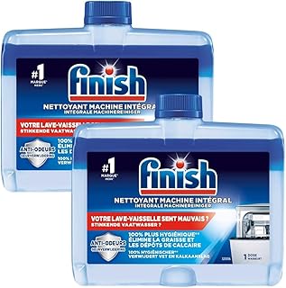 Finish Dishwasher Cleaner Dual Action Twin Pack (2 x 250ml)
