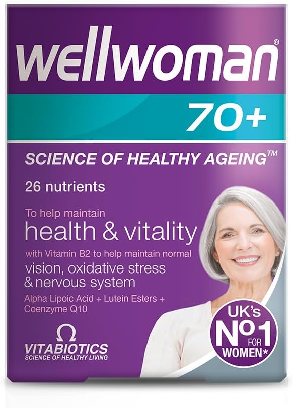 Vitabiotics Wellwoman Multivitamin Tablets for Women Over 70 Years